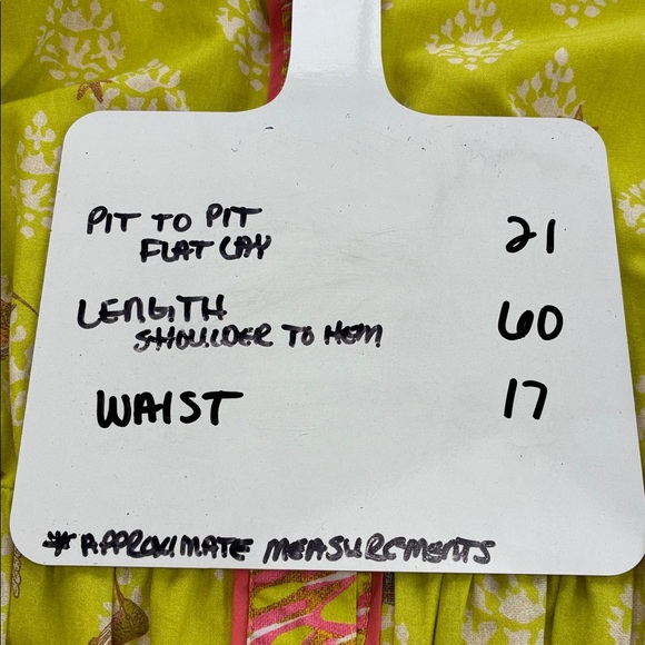 A Loves A Hummingbird Print Maxi Dress Balloon Sleeve Button Front Green RARE XL - Picture 11 of 11